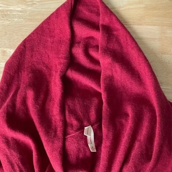 New! Red Envelope Red 100% Cashmere Cocoon Cardigan Sweater 47184 - Picture 10 of 13